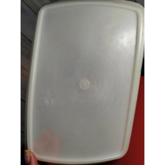 Tupperware Vintage Stow-N-Go Organization Container Set Red  (C6) - Picture 8 of 11